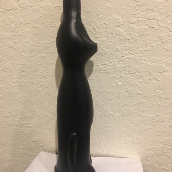 SOLD BLACK CAT Glass Bottle/Vase 500ml 13" Germany - Picture 4 of 6